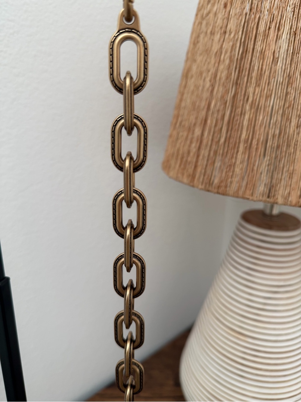 Coach Brass Chain Link Shoulder Strap - Gold Tone - Picture 2 of 5